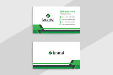 Business card design template