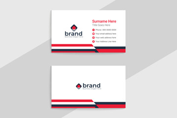 Set of modern business card design template