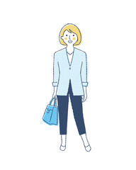 笑顔のビジネスウーマン