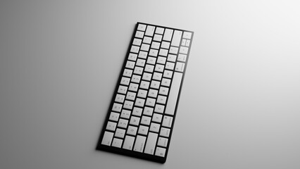 white laptop keyboard