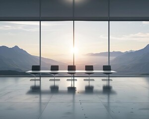 Diverse group in a corporate meeting room, Business, team collaboration