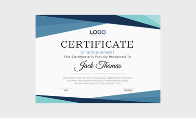 creative certificate layout. incredible creative certificate vector