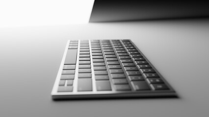 computer keyboard with background