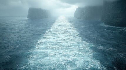 Foggy Ocean Passage