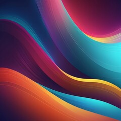 Fototapeta premium Abstract technology background, colorful digital art of bright technology background with natural view, abstract wave technology background with digital effect corporate concept