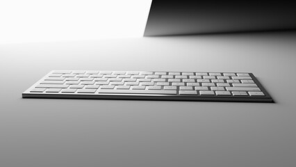 computer keyboard with background