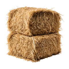Hay Pile Isolated on Transparent Background
