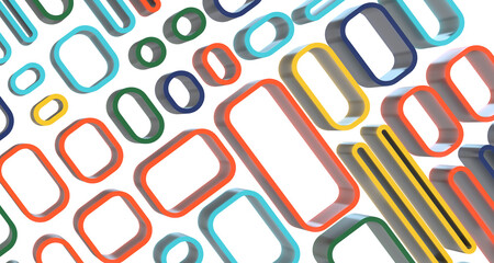 Abstract Geometric backgrounds full Color