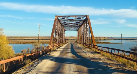 Fototapeta premium Bridge at Corrientes, Argentina: Exploring the Travel Wonders of Chaco