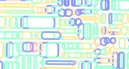 Multicolor abstract background banner of triangles , all the colors of the rainbow