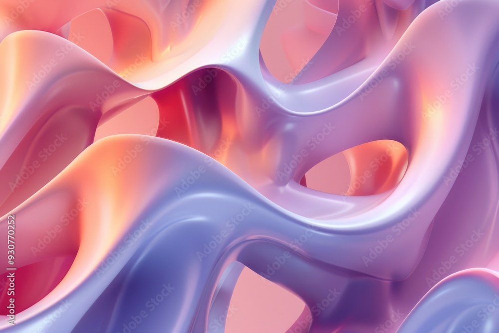 Poster close-up shot of a vibrant and intricate abstract design