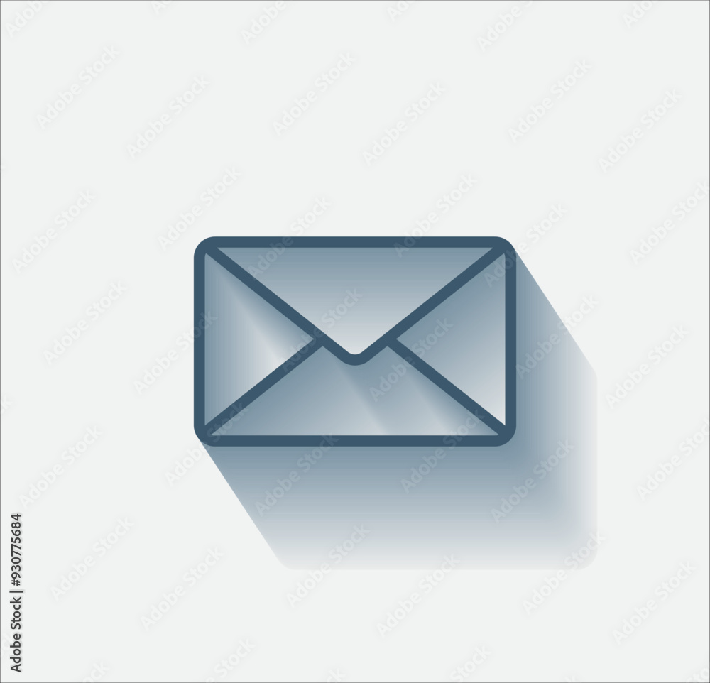 Poster vector dark color icon with shadow on light background
