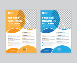 Obraz premium Corporate Modern Business Flyer Design , Flyer Template