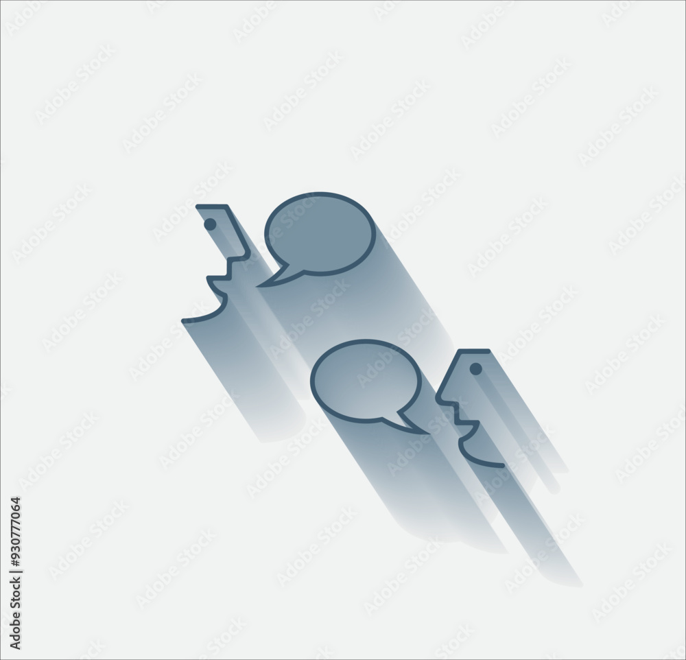 Poster vector dark color icon with shadow on light background