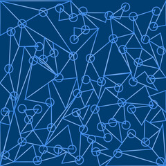 Blue futuristic abstract background, artificial intelligence, artificial intelligence background