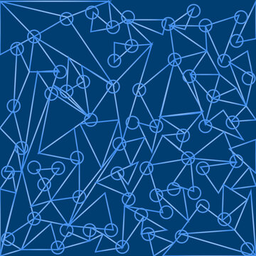 Blue futuristic abstract background, artificial intelligence, artificial intelligence background
