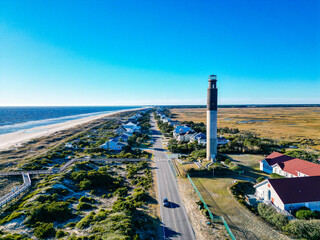Above Lighthouse at the beach
