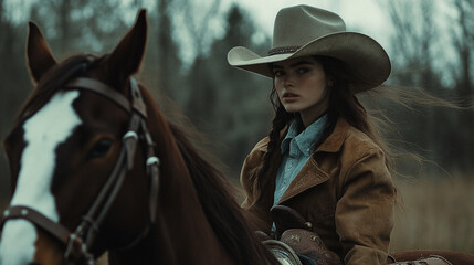 Fototapeta premium Cowgirl