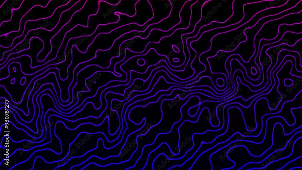 Poster abstract dynamic purple blue background with dynamic wave and copy space