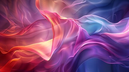 Obraz premium A vibrant abstract composition of flowing colors and textures.