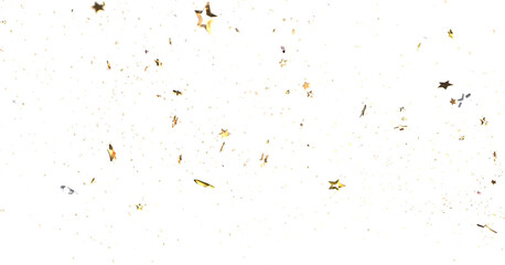 Stellar Christmas Symphony: Exquisite 3D Illustration of Falling Stars in Harmonious Motion for the Holidays