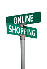 Fototapeta premium online shopping sign