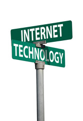 internet technology sign