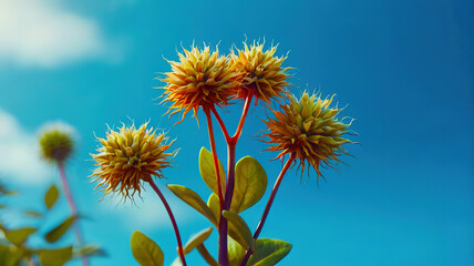 Obraz premium Flower against sky