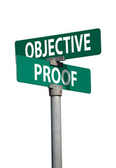 objective proof sign