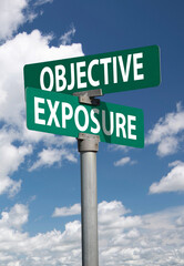 objective exposure sign