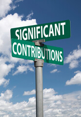 significant contributions sign