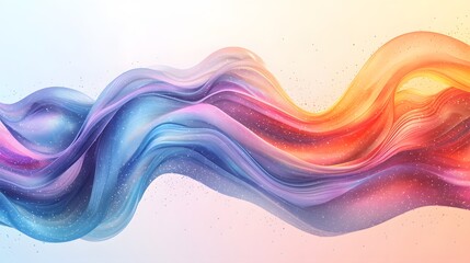 Abstract colorful liquid wave background.