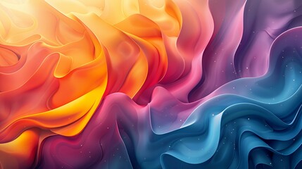 Obraz premium A vibrant abstract swirl of colors blending seamlessly, evoking emotion and creativity.