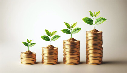 Financial Growth with Sprouting Plants