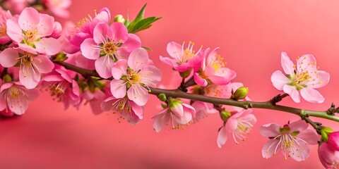 Obraz premium pink cherry blossom in spring