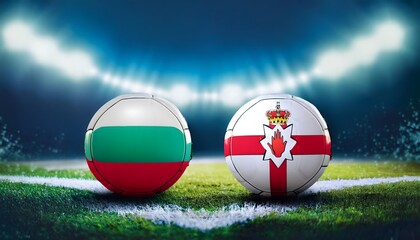 Banner Football Bulgaria vs Northern Ireland