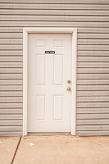 Rest Room Sign Outside Door