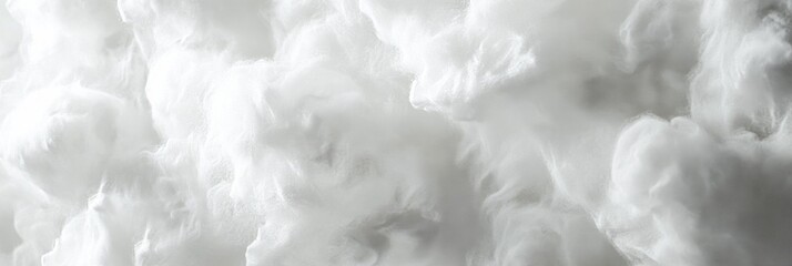 Fototapeta premium abstract cotton white background texture smoky fluffy texture soft pastel color background with space for test with soft cotton wool and steam effect.