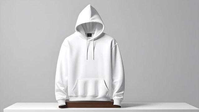 Hoodie sweatshirt pattern mockup for printing