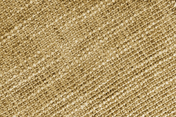 Jacquard diagonal woven coarse weave texture upholstery yellow fabric background