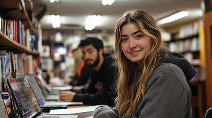 A team of volunteers providing free tutoring to students struggling with their studies, offering one-on-one support.