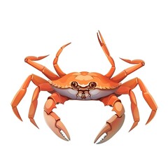 Crab Void/Space element animal cartoon isolated whitebackground 16:9