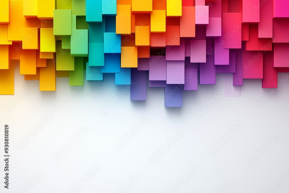 Poster 3d puzzle pieces coming together symbolizing connection solutions and teamwork in a colorful display
