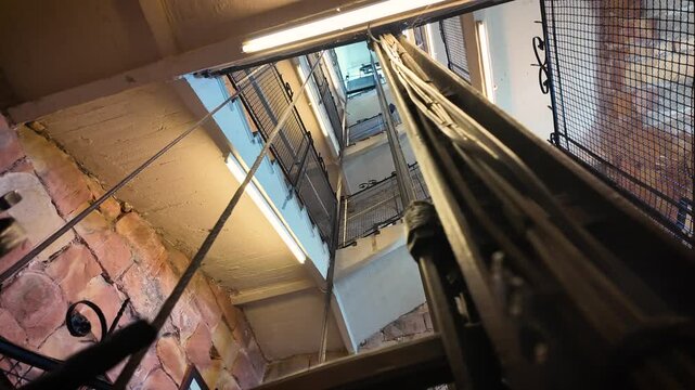 Elevador en el Parque de Atracciones Monte Igueldo en San Sebastian Donostia