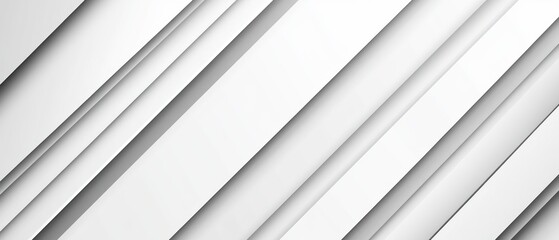 Obraz premium Abstract White Diagonal Lines with Shadows