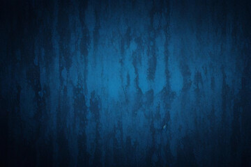 Black dark azure cobalt sapphire blue abstract background. Color gradient. Geometric shape. Wave, wavy curved line. Rough grunge grain noise. Light neon metallic shine shimmer bright. Design	