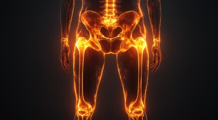 Naklejka premium This visual representation shows spine and back pain with potential relief techniques, aimed at educational and therapeutic resources to help individuals manage their pain and promote wellbeing