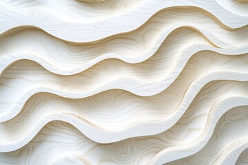 Obraz premium Abstract background of white plywood texture created with generative AI