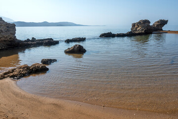 Amazing view of Lepeda Beach, Cephalonia, Greece