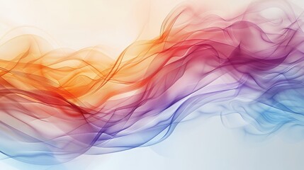 Abstract waves in vibrant colors creating a dynamic visual flow.